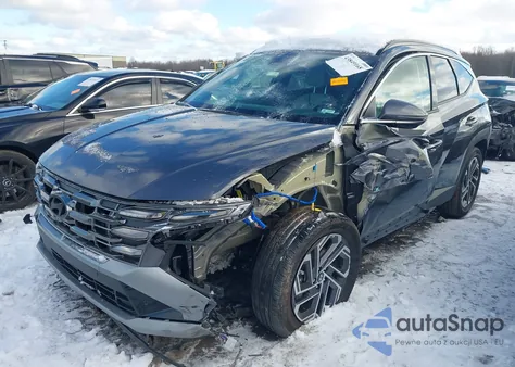 2025 Hyundai Tucson Hybrid Limited z USA, uszkodzony, nr VIN KM8JEDD12SU255076